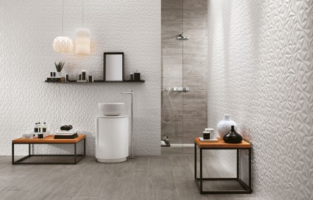 14 SF Ribbon White Matte 3D Wall Tile - THE HABITUS COLLECTION